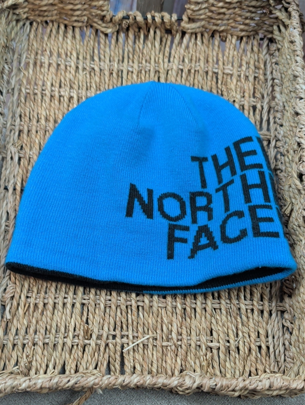The North Face Kids' Blue Logo Beanie